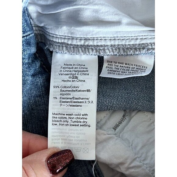 Madewell Women's Sz 0 Pleated Taper Wide-Leg Jeans - Picture 7 of 9